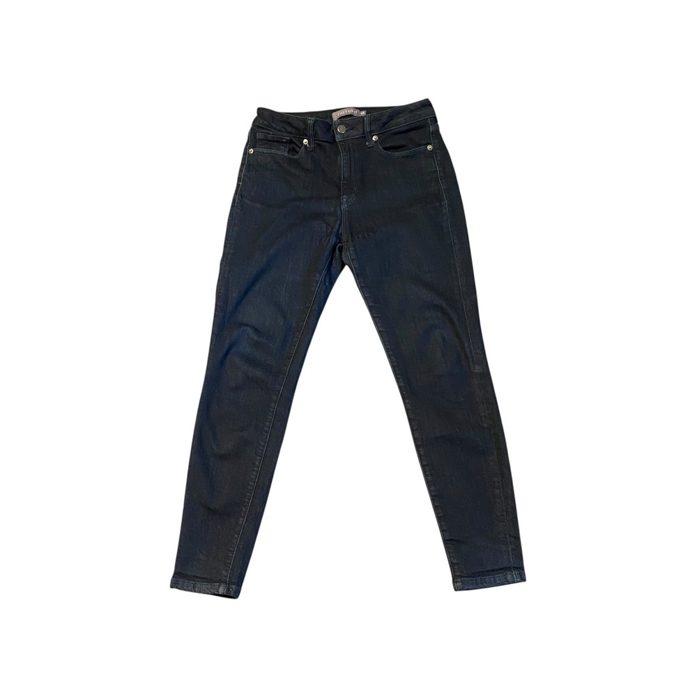 Just USA Womens High Rise Skinny Jeans Dark‎ Wash Size 29